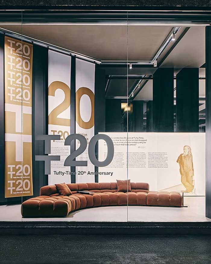 Tufty-Time 20: el icono modular de B&B Italia se renueva