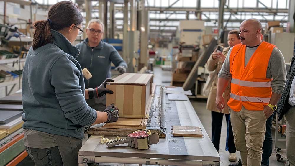 MIRSA visita les instal·lacions de Pianca a Venècia